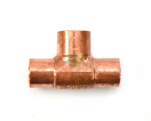 Trójnik redukcyjny miedziany do lutowania 5/8" x 5/8" x 3/4"