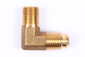 Kolano redukcyjne 90ST 1/4"SAE x 1/8"NPT, złączka kątowa E1-4A