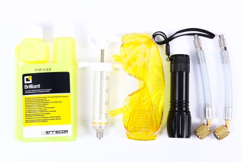 Zestaw UV do wykrywania nieszczelności BRILLIANT