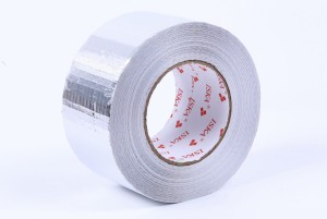 Taśma klejąca  aluminiowa zbrojona 75mm 1-str samoprzylepna wzmocniona włóknem szklanym klej "COLD WEATHER" 