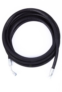 Wąż do azotu 225 BAR 10m, do prób szczelności azotem prosty 1/4" na  kąt 60st. 1/4" SAE