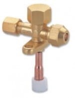 Zawór odcinający do klimatyzatora CH-602-04S 1/4" z zaworkiem