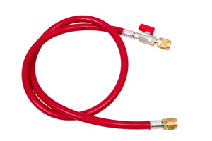 Wąż serwisowy REFCO 150cm z zaw. 1/4" CA-CL-60-R czerwony