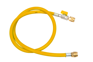 Wąż serwisowy REFCO 150cm z zaw. 1/4" CA-CL-60-Y żółty