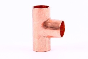 Trójnik miedziany do lutowania 1.1/8" calowy