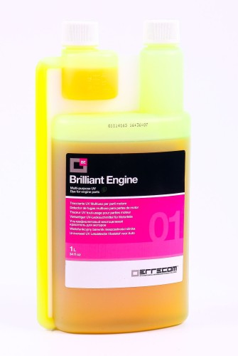 Barwnik UV Brilliant Engine Errecom do wykrywania wycieków oleju w silnikach 1L