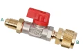 Zawór REFCO 1/4"x5/16" SAE