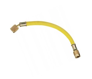 Wąż serwisowy REFCO CL-6-Y 15 cm 1/4" SAE żółty