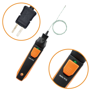 Testo 915i SmartSonda z giętką sondą temperatury współpracująca ze smartfonem