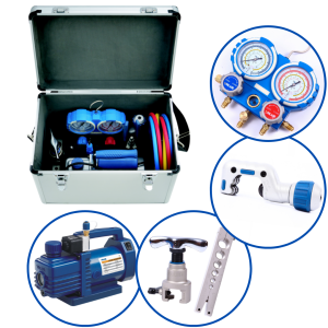 Zestaw w walizce do montażu i serwisu chłodnictwa i klimatyzacji VALUE VTB-5A
