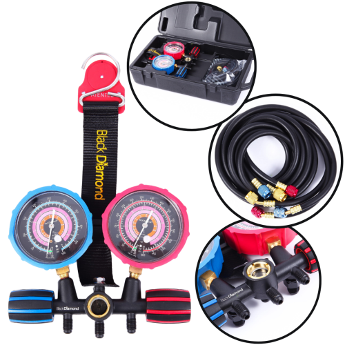 Zestaw manometrów BLACK DIAMOND R32, R410a