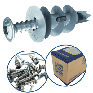 Łącznik metalowy samowiercący do płyt g-k z wkrętem Rawlplug 100 szt.