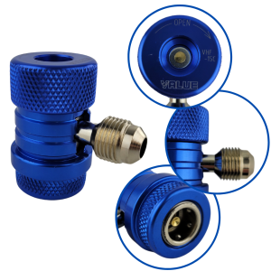 Szybkozłącze niskiego ciśnienia Value VHF-SC-NC 3/8" SAE do autoklimatyzacji,gwint zewnętrzny 3/8"SAE