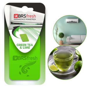 BRS-FRESH odświeżacz powietrza GREEN TEA  & LIME, zapach do klimatyzacji
