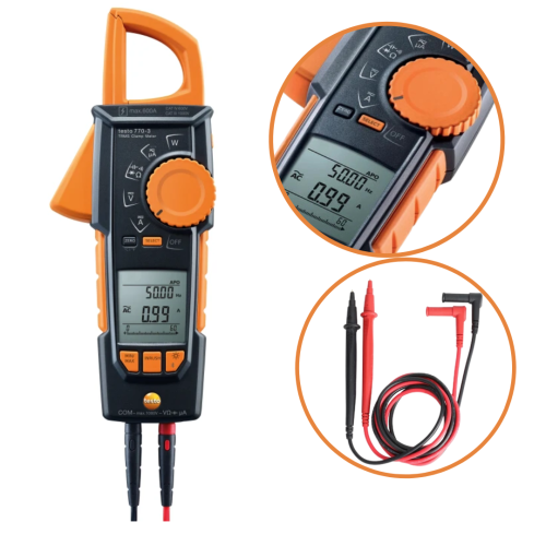 Miernik cęgowy Testo 770-3, amperomierz cęgowy