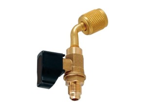 Zawór kulowy do węża Value CV02 (1/4"M SAE x 5/16"F SAE o kącie 45°)