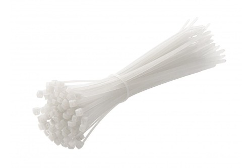 Opaska zaciskowa 3,6x200 100szt białe HT2C723 Hogert