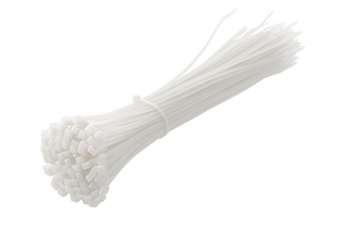 Opaska zaciskowa 4,8x300 100szt białe HT2C729 Hogert