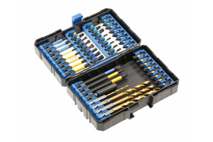 Zestaw bitów udarowych Högert 56 szt. z wiertłami do metalu