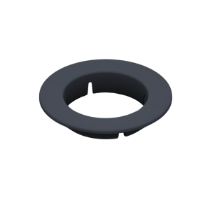 Rozeta antracyt BRSPlast 80 mm, maskownica otworu 