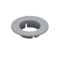 Rozeta szara BRSPlast 60 mm, maskownica otworu
