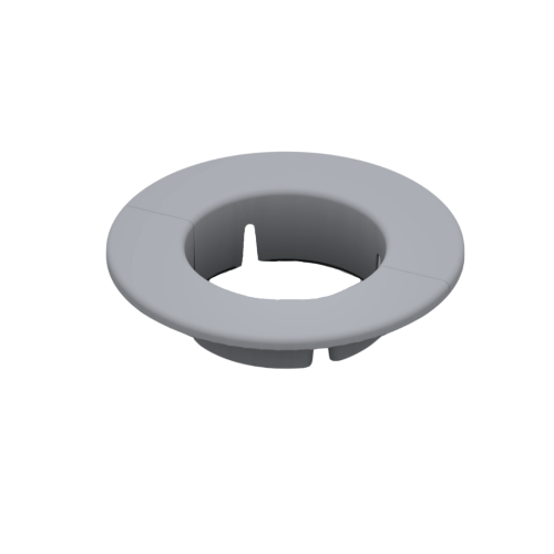 Rozeta szara BRSPlast 60 mm, maskownica otworu