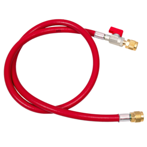 Wąż REFCO 90cm z zaw. 1/4" CA-CL-36-R czerwony