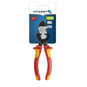 Szczypce boczne do cięcia przewodów i drutu 180mm, 1000V, VDE