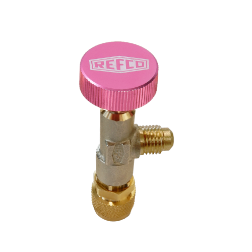 Zawór kątowy serwisowy redukcyjny A-38410 Refco 1/4"-5/16"SAE R410