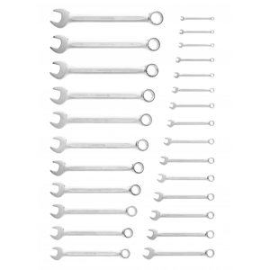 Zestaw kluczy płasko - oczkowych HOGERT  6-32mm - 26szt