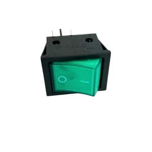 Wyłącznik zielony, przełącznik klawiszowy szeroki W.4.1.8