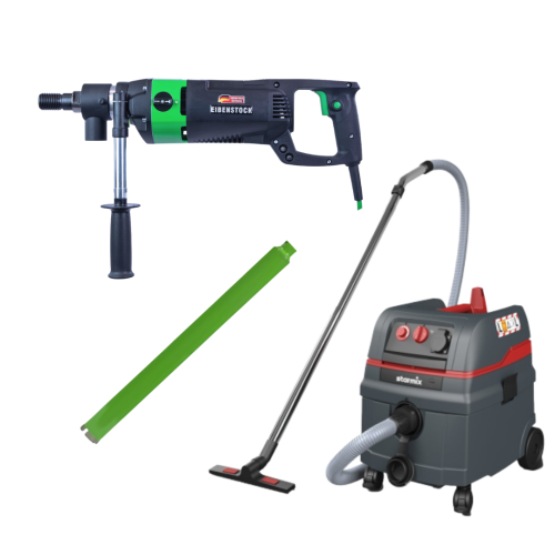 Wiertnica EIBENSTOCK ESD 162 z mikro udarem + odkurzacz Starmix 1625