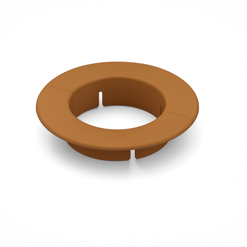 Rozeta brąz BRSPlast 60 mm, maskownica otworu