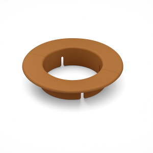 Rozeta brąz BRSPlast 80 mm, maskownica otworu