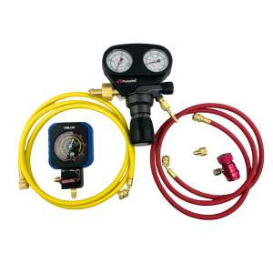 Zestaw do prób szczelności w klimatyzacji samochodowej GCE 30BAR, tester szczelności azotem