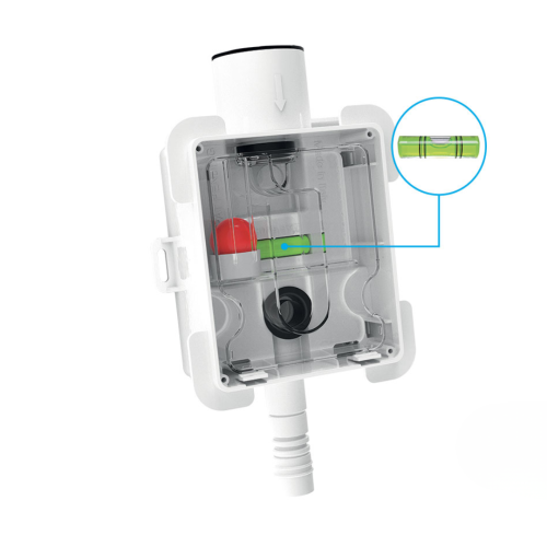 Syfon skroplin pionowy podtynkowy z kulką antyzapachową SMART CLIM