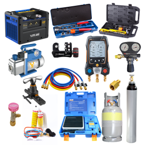 Podstawowy zestaw narzędzi do montażu i serwisu POMP CIEPŁA