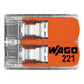 Złączka zaciskowa instalacyjna z dźwignią WAGO 2x0,14-4