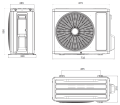 Klimatyzator ścienny SINCLAIR RAY - 4,6 kW Split (komplet)