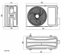 Klimatyzator ścienny SINCLAIR RAY - 6,2 kW Split (komplet)