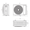Klimatyzator ścienny SINCLAIR KEYON - 3,2 kW Split (komplet)