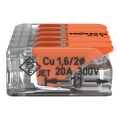 Złączka zaciskowa instalacyjna z dźwignią WAGO 5x0,2-4mm²