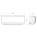 Klimatyzator ścienny SINCLAIR BIAŁY TERREL - 3,5 kW Split (komplet)