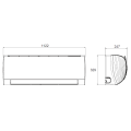 Klimatyzator ścienny SINCLAIR BIAŁY TERREL - 7,1 kW Split (komplet)