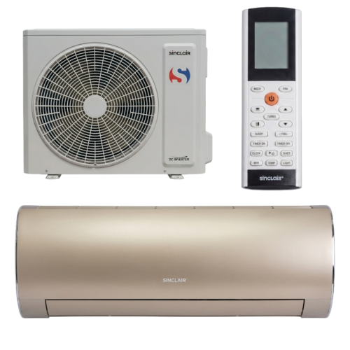 Klimatyzator ścienny SINCLAIR SZAMPAŃSKI TERREL - 3,5 kW Split (komplet)