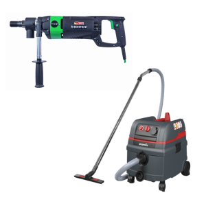 Wiertnica EIBENSTOCK ESD 162 z mikro udarem + odkurzacz Starmix 1625