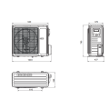 Klimatyzator ścienny SINCLAIR BIAŁY SPECTRUM PLUS - 7,0 kW Split (komplet)