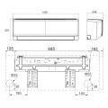 Klimatyzator ścienny SINCLAIR KEYON - 6,2 kW (jednostka wewnętrzna)