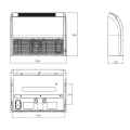 Klimatyzator przypodłogowo-podsufitowy SINCLAIR - 7,1 kW (jednostka wewnętrzna)