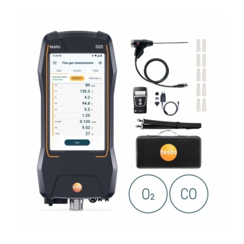 Analizator spalin testo 320 (zestaw z drukarką)